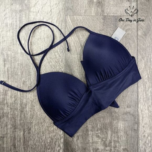 American Eagle Outfitters Aerie Perky Triangle Bikini Top Size S - Picture 1 of 3